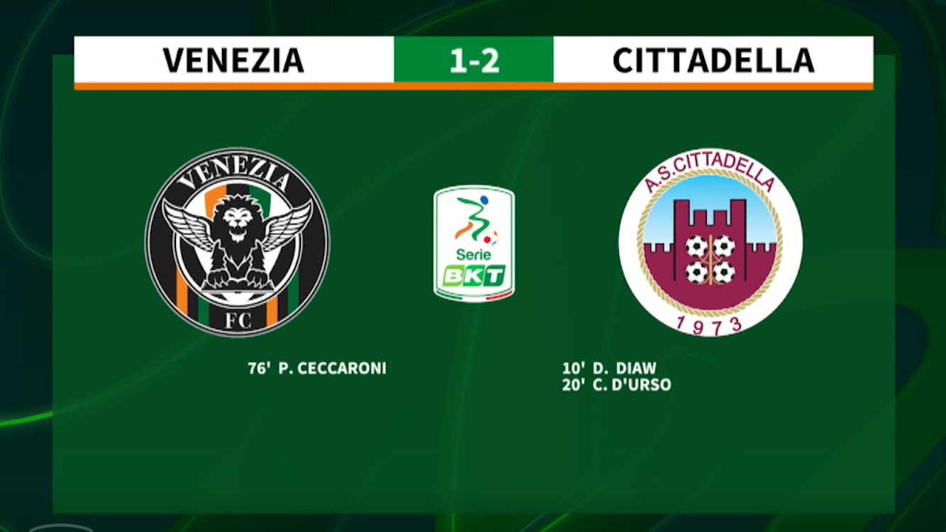 18a giornata Serie BKT - Venezia-Cittadella - Lega B